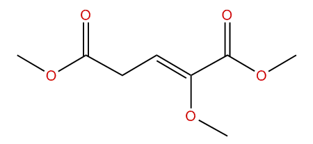 Dimethyl (Z)-2-methoxy-2-pentenedioate